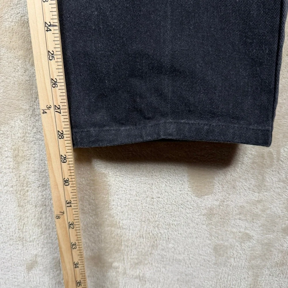 Vintage Tommy Hilfiger Jeans Mens 34x30 Black Relaxed Straight Leg Denim Y2K 90s